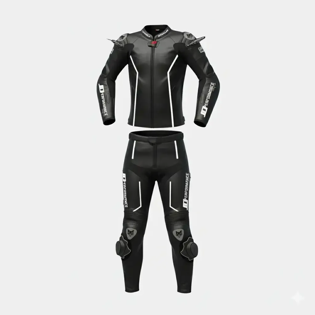 JD Women's Two-Piece Race Suit – Stealth Black