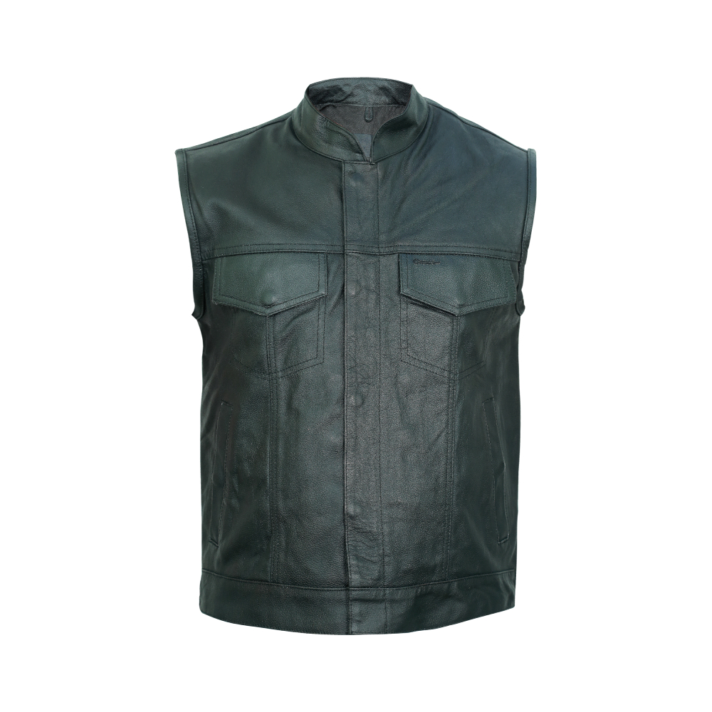 Louis Vuitton Louis Vuitton 19SS street style plain leather vest