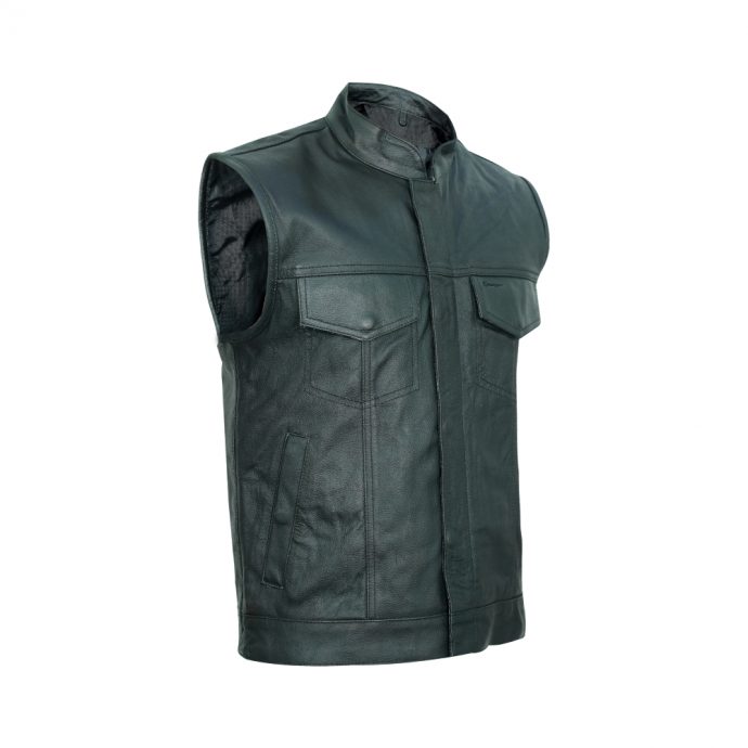 Leather vest Louis Vuitton Green size L International in Leather