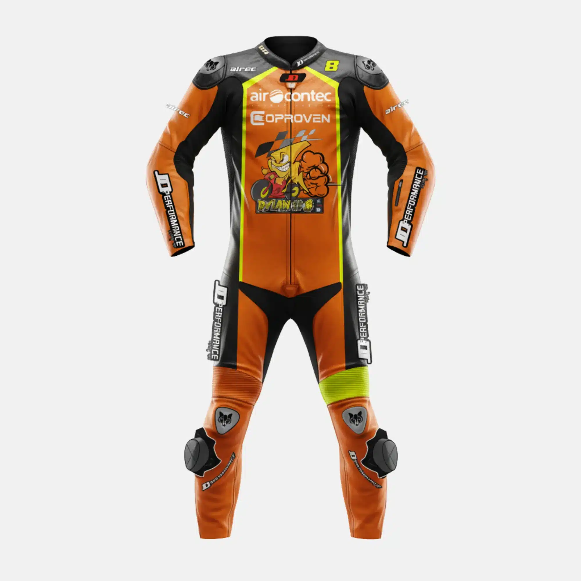 1 Yellow Racing Suit